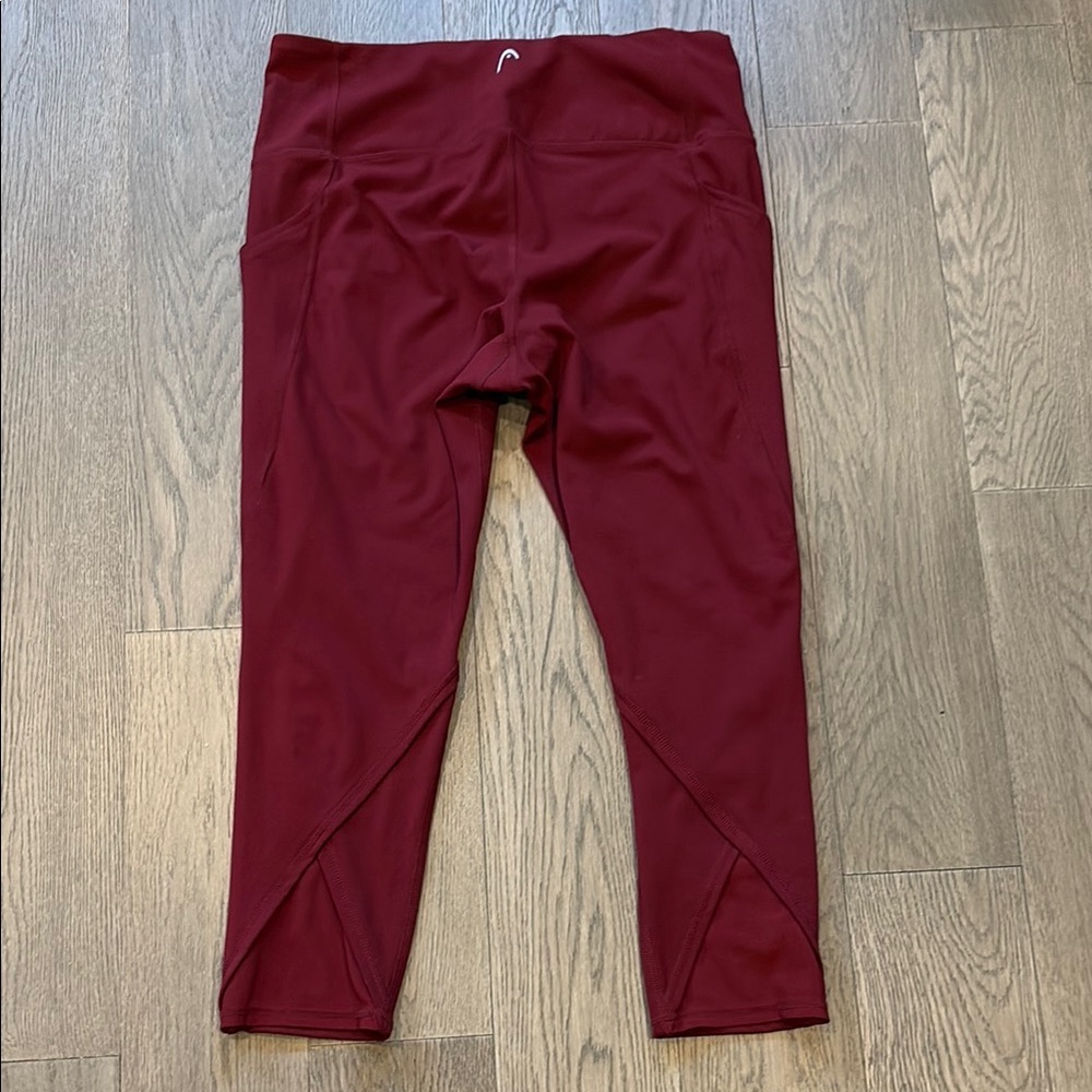 Women’s Head Yoga Pant / Maroon Leggings